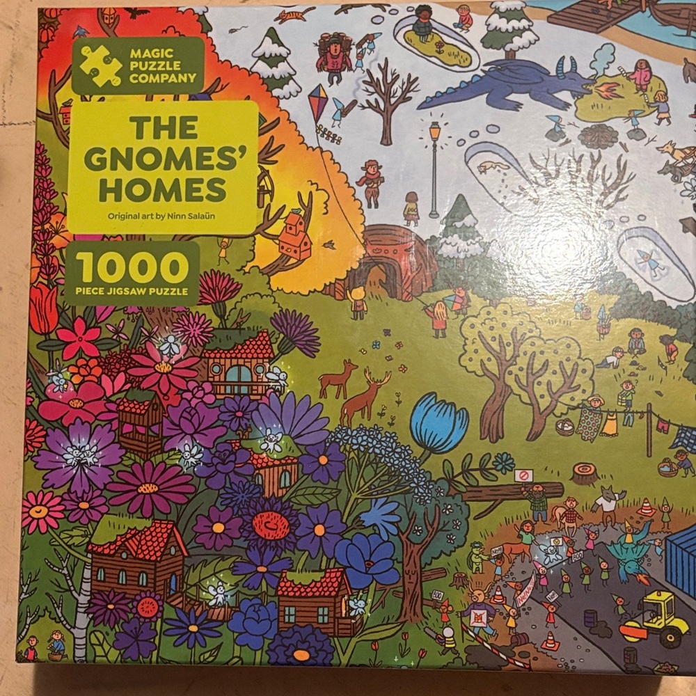 The Gnomes' Homes 1000 Piece Jigsaw Puzzle
